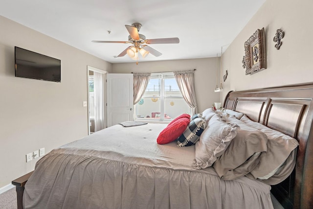 1071 Muna Ct, Spring Hill, TN 37174 - bedroom with a ceiling fan