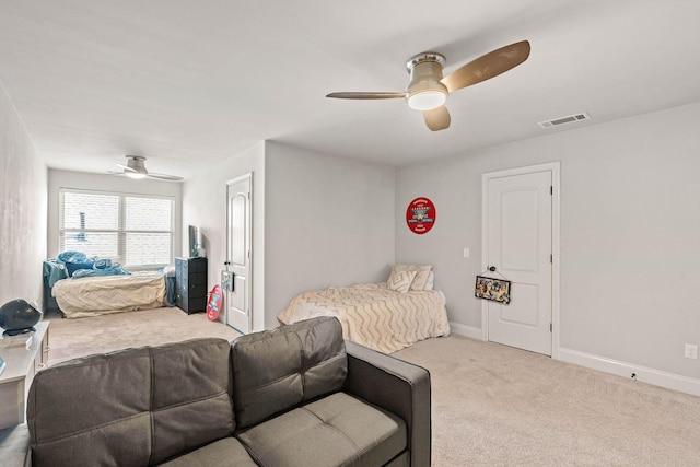 1210 Proprietors Pl, Murfreesboro, TN 37128 - bedroom featuring carpet, baseboards, and ceiling fan