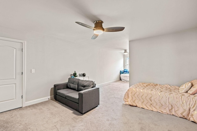 1210 Proprietors Pl, Murfreesboro, TN 37128 - bedroom with carpet flooring, baseboards, and ceiling fan
