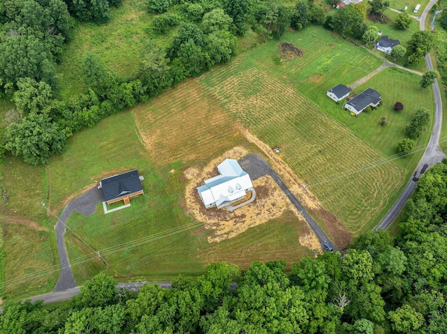 53 Kemp Hollow Rd, Pleasant Shade, TN 37145 - aerial overview of property's location with rural landscape