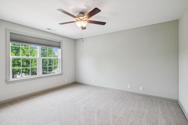 2342 N Tennessee Blvd Unit 1203, Murfreesboro, TN 37130 - carpeted spare room with baseboards and ceiling fan