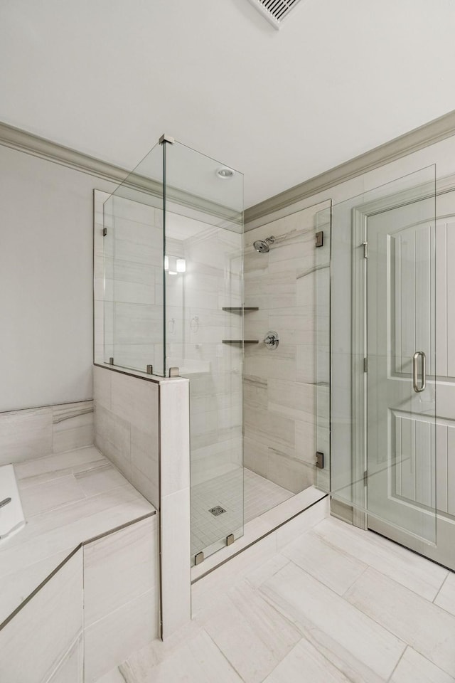 2342 N Tennessee Blvd Unit 1203, Murfreesboro, TN 37130 - bathroom with a stall shower and tile patterned flooring