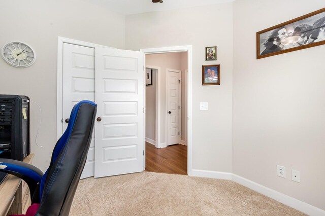 3045 Tacoma Ln, Goodlettsville, TN 37072 - carpeted home office featuring baseboards