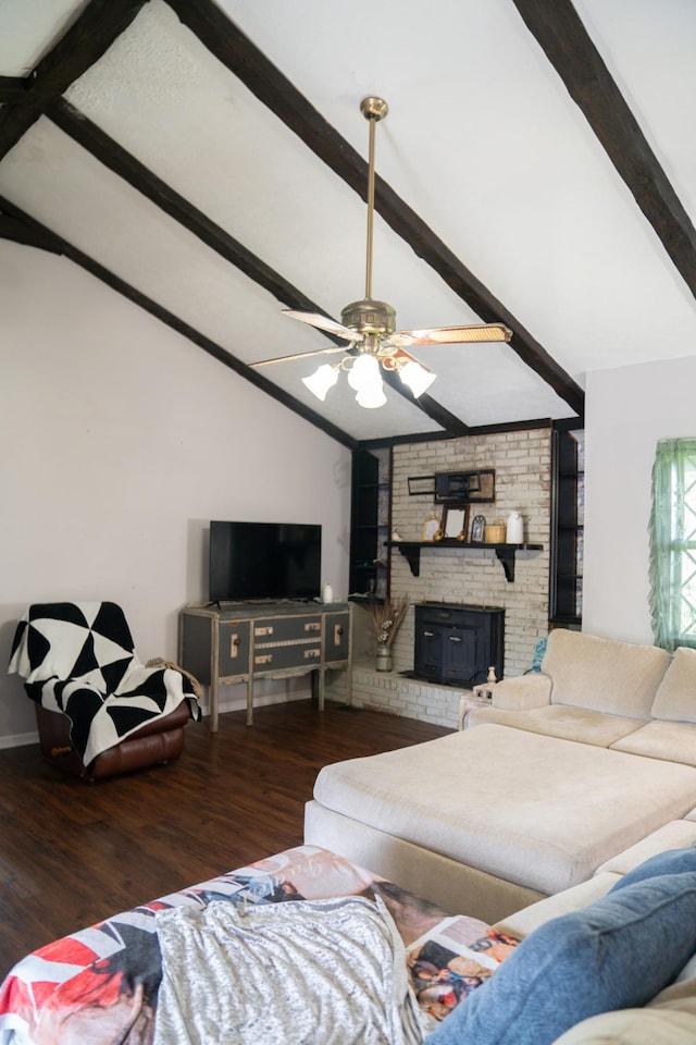 4169 Bledsoe St, Westmoreland, TN 37186 - living area with wood finished floors and ceiling fan