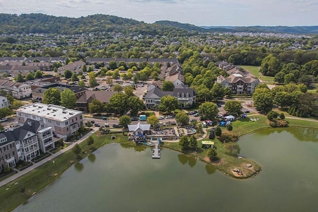 1706 Townsend Blvd, Franklin, TN 37064 - aerial perspective of suburban area with a large body of water
