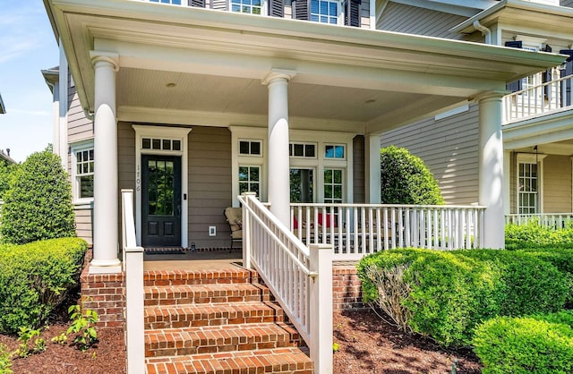1706 Townsend Blvd, Franklin, TN 37064 - doorway to property featuring a porch
