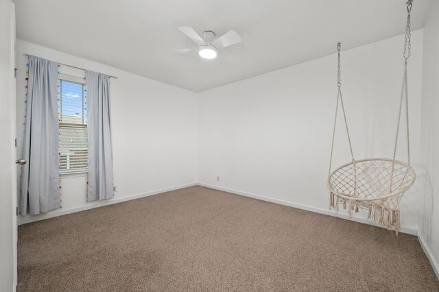 1113 Dunkirk Ln, Murfreesboro, TN 37129 - unfurnished room with carpet flooring, ceiling fan, and baseboards