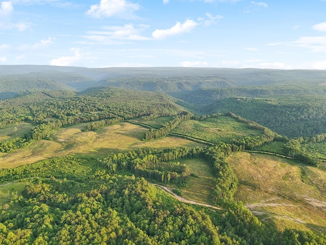 0 Fletcher Rd, Gruetli Laager, TN 37339 - aerial view of property's location featuring a mountainous background and a heavily wooded area