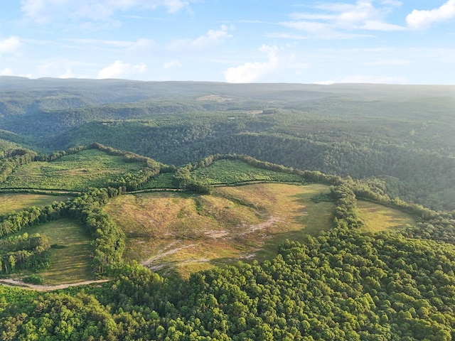 0 Fletcher Rd, Gruetli Laager, TN 37339 - aerial view of property's location featuring a heavily wooded area and a mountainous background