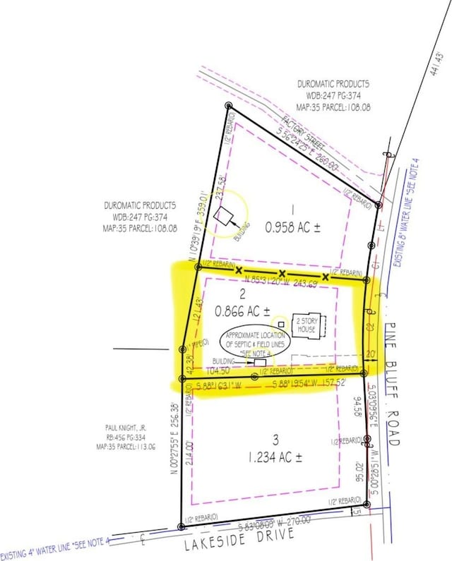 239 Pine Bluff Rd, Rock Island, TN 38581 - map of parcels