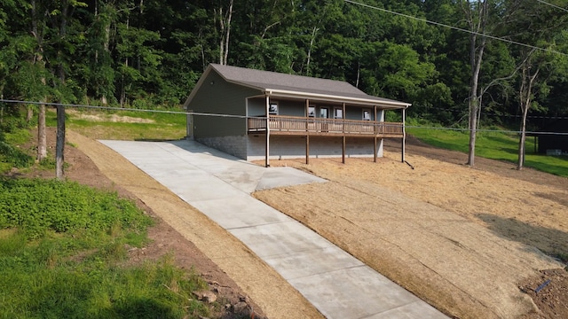 321 Turkey Creek Hwy, Carthage, TN 37030 - view of front of property featuring a view of trees and a deck