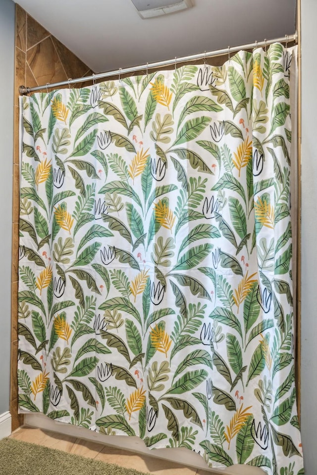 303 Avondale Dr, Franklin, TN 37064 - full bath with a shower with shower curtain