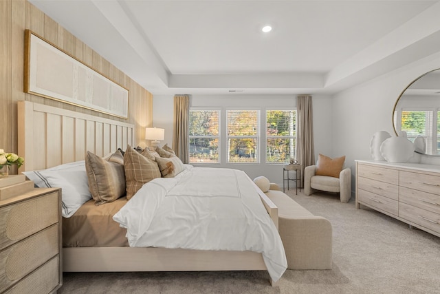 7218 Hanworth St, Fairview, TN 37062 - bedroom featuring light colored carpet, a raised ceiling, and recessed lighting