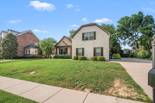 2743 Crowne Pointe Dr, Murfreesboro, TN 37130 - view of front facade featuring a front lawn and brick siding