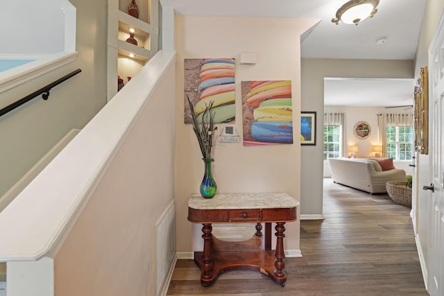1514 Cardinal Ln, Mount Juliet, TN 37122 - hall with wood finished floors and baseboards