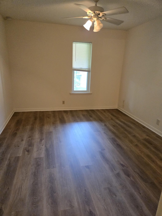 555 N Dupont Ave Unit A17, Madison, TN 37115 - unfurnished room featuring a ceiling fan, dark wood-style flooring, and baseboards