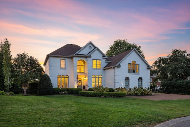 403 Butterfly Ct, Franklin, TN 37069 - view of front of property featuring a front yard and brick siding