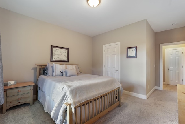 6740 Falls Ridge Ln, College Grove, TN 37046 - bedroom with light carpet and baseboards