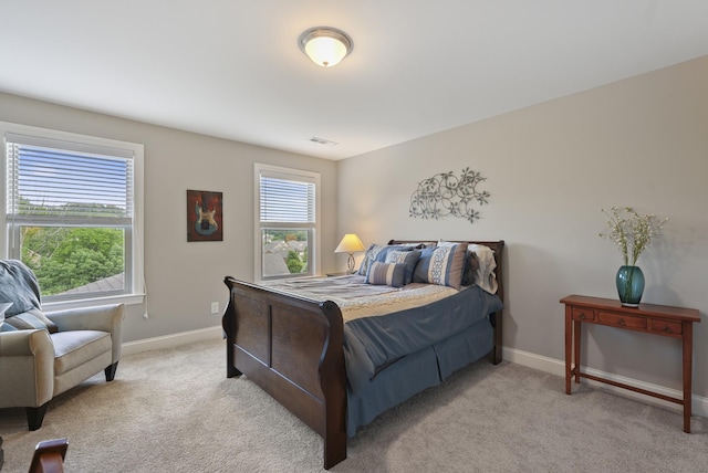 6740 Falls Ridge Ln, College Grove, TN 37046 - bedroom featuring baseboards and light colored carpet