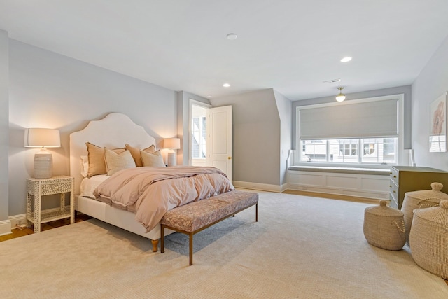 7212 Shagbark Ln, College Grove, TN 37046 - bedroom with recessed lighting and baseboards