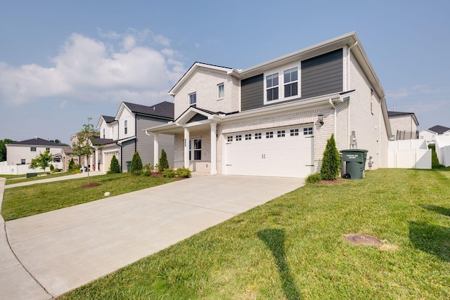 1207 Bridgett Way, Mount Juliet, TN 37122 - traditional home featuring driveway, an attached garage, brick siding, and a residential view