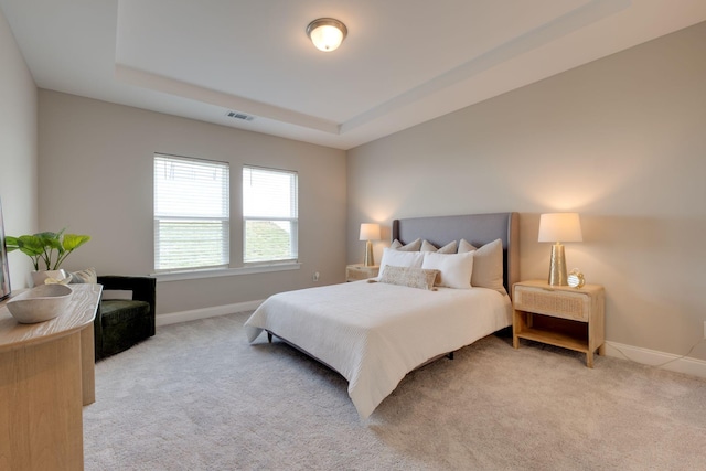 1207 Bridgett Way, Mount Juliet, TN 37122 - bedroom with light colored carpet, baseboards, and a raised ceiling
