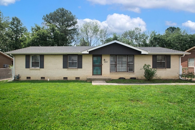 460 Rural Hill Rd, Nashville, TN 37217 - ranch-style house with crawl space, brick siding, and roof with shingles