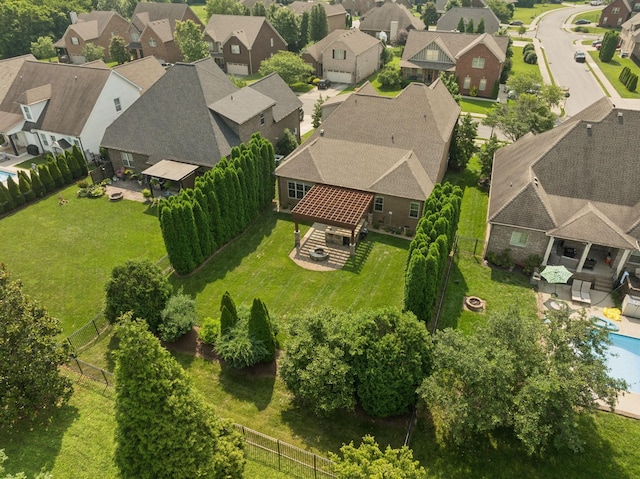 4181 Miles Johnson Pkwy, Spring Hill, TN 37174 - aerial view of residential area with a pool