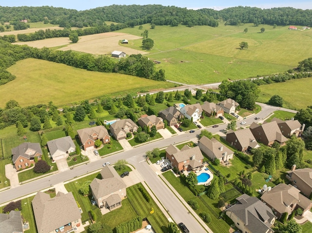 4181 Miles Johnson Pkwy, Spring Hill, TN 37174 - aerial view of property's location with nearby suburban area
