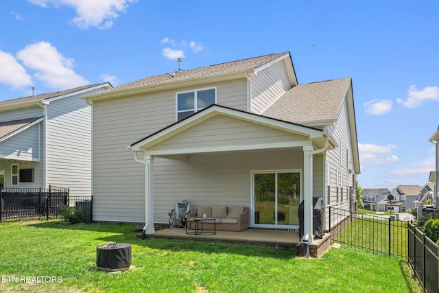 324 Gulfstream Dr, Gallatin, TN 37066 - rear view of property featuring a patio area and outdoor lounge area