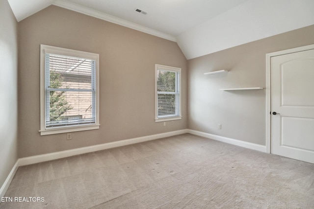 550 Stone Villa Ln, Knoxville, TN 37934 - carpeted spare room with lofted ceiling and baseboards