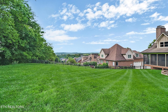 550 Stone Villa Ln, Knoxville, TN 37934 - view of yard featuring a sunroom