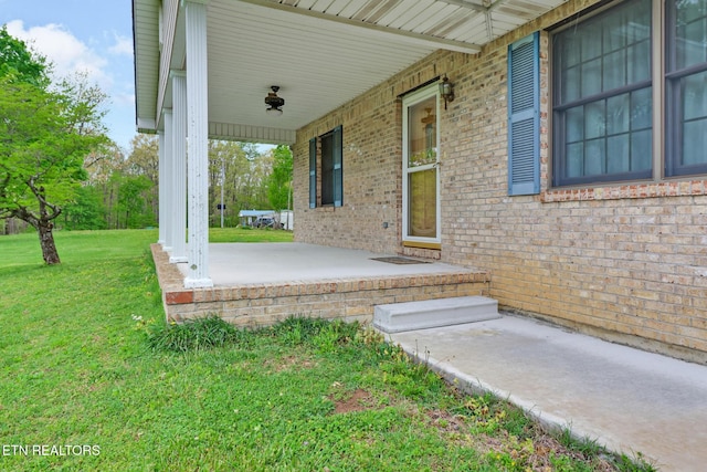 1396 N York Hwy Unit 1396, Jamestown, TN 38556 - porch with a lawn