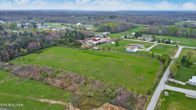 1128 Allardt Hwy, Jamestown, TN 38556 - aerial overview of property's location with a forest