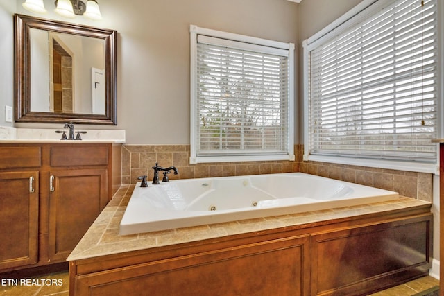 5424 Wilder Rd, Grimsley, TN 38565 - full bath featuring vanity and a whirlpool tub