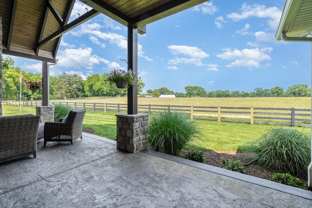 3013 Berry Patch Trl, Rockvale, TN 37153 - view of patio featuring a rural view