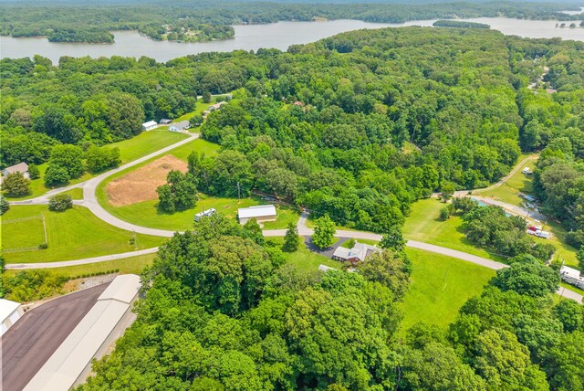 6085 Blue Springs Rd, Cadiz, KY 42211 - aerial view of a large body of water and a forest