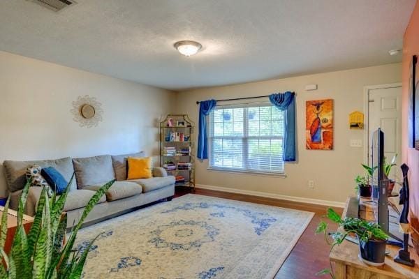 5035 Preserve Blvd, Antioch, TN 37013 - living area with baseboards and wood finished floors