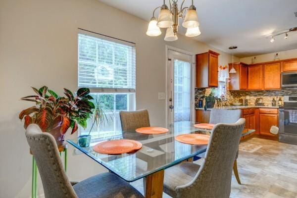 5035 Preserve Blvd, Antioch, TN 37013 - dining room with a chandelier
