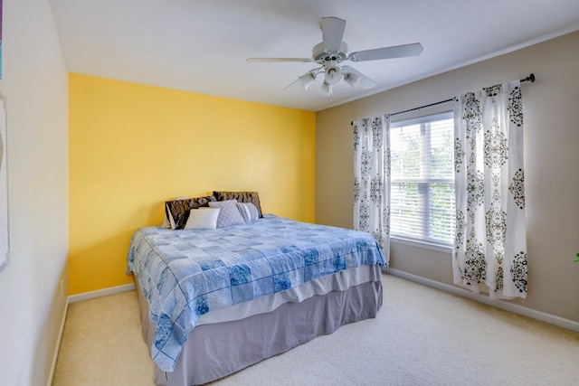 5035 Preserve Blvd, Antioch, TN 37013 - bedroom featuring light colored carpet, baseboards, and ceiling fan