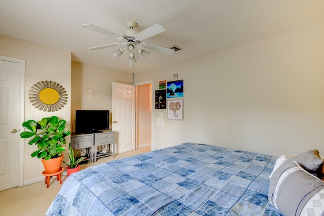 5035 Preserve Blvd, Antioch, TN 37013 - carpeted bedroom with baseboards and a ceiling fan