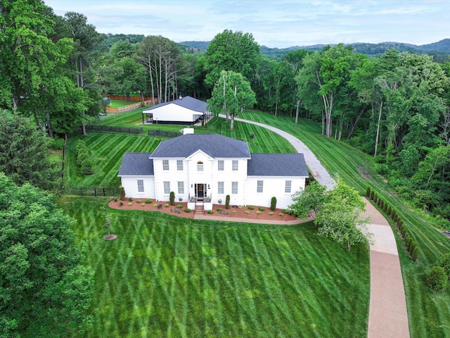2207 Oakwood Ct, Franklin, TN 37064 - view from above of property featuring a heavily wooded area