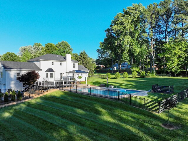 2207 Oakwood Ct, Franklin, TN 37064 - rear view of house featuring a chimney