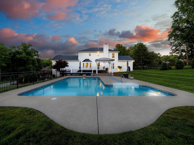 2207 Oakwood Ct, Franklin, TN 37064 - view of pool featuring a pergola and a patio area