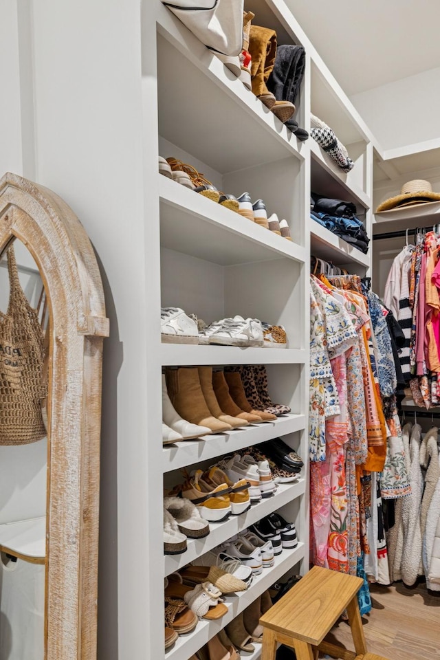 2764 Otterham Dr, Thompsons Station, TN 37179 - walk in closet featuring wood finished floors