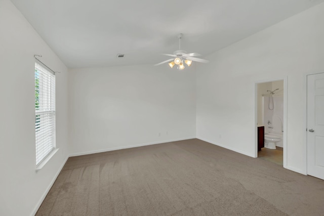 2013 Shaylin Loop, Antioch, TN 37013 - carpeted spare room with a ceiling fan, lofted ceiling, and baseboards