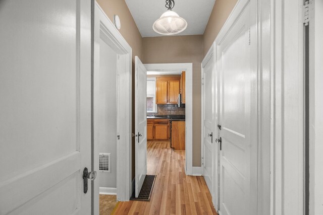 400 Connell St, Springfield, TN 37172 - hallway featuring light wood-style flooring and baseboards