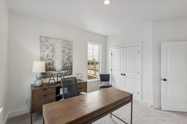 416 Perch St, Hendersonville, TN 37075 - home office featuring light colored carpet and baseboards