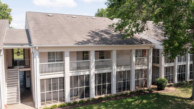 1280 Middle Tennessee Blvd Unit D6, Murfreesboro, TN 37130 - back of property featuring a shingled roof