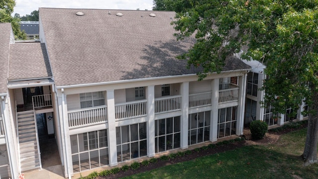1280 Middle Tennessee Blvd Unit D6, Murfreesboro, TN 37130 - rear view of property with a shingled roof